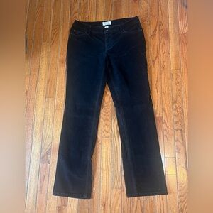 St. John's Bay Black Women corduroy pants